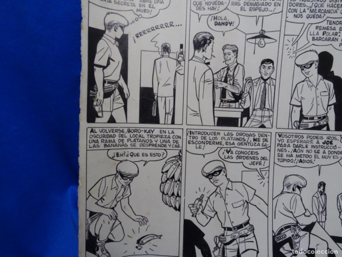 C&oacute;mics: 4 COMCS ORIGINALES A TINTA ANONIMOS. CONTRABANDO DE DROGAS. - Foto 12
