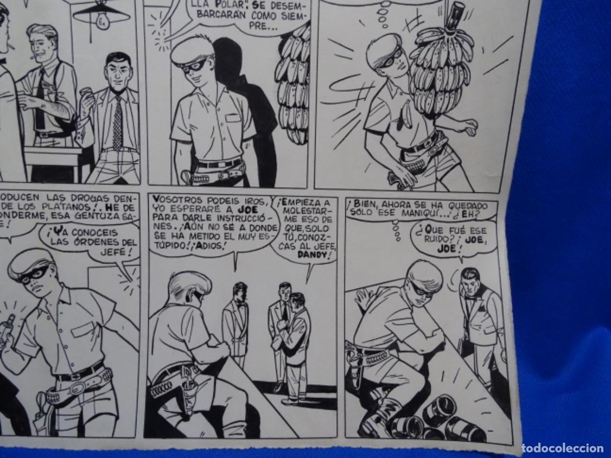 C&oacute;mics: 4 COMCS ORIGINALES A TINTA ANONIMOS. CONTRABANDO DE DROGAS. - Foto 13