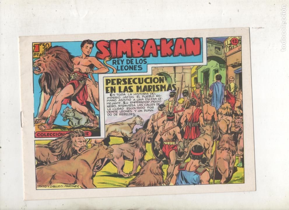C&oacute;mics: SIMBA - KAN REY DE LOS LEONES N&ordm; 12. 1985. FACS&Iacute;MIL -A1 - Foto 1