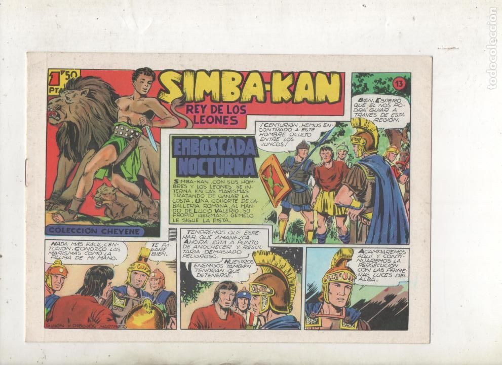 C&oacute;mics: SIMBA - KAN REY DE LOS LEONES N&ordm; 13. 1985. FACS&Iacute;MIL -A1 - Foto 1