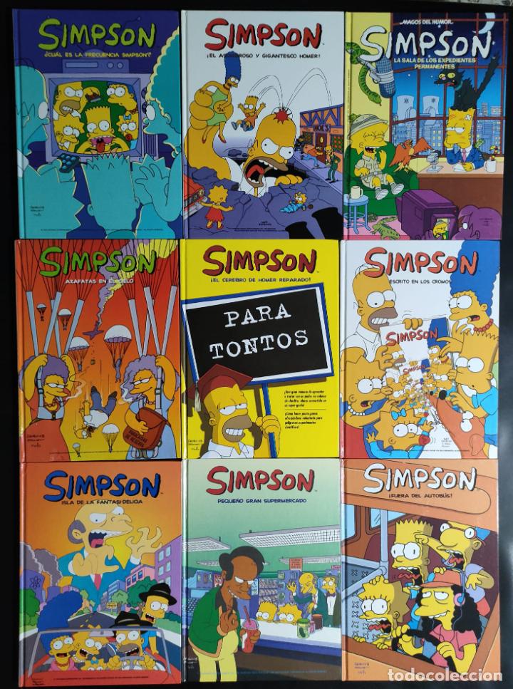 C&oacute;mics: LOTE SIMPSON 21 COMICS EN BUEN ESTADO TAPA DURA - Foto 2