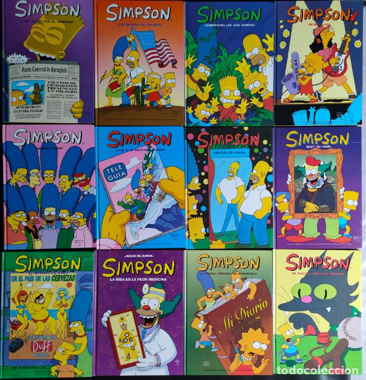 C&oacute;mics: LOTE SIMPSON 21 COMICS EN BUEN ESTADO TAPA DURA - Foto 1
