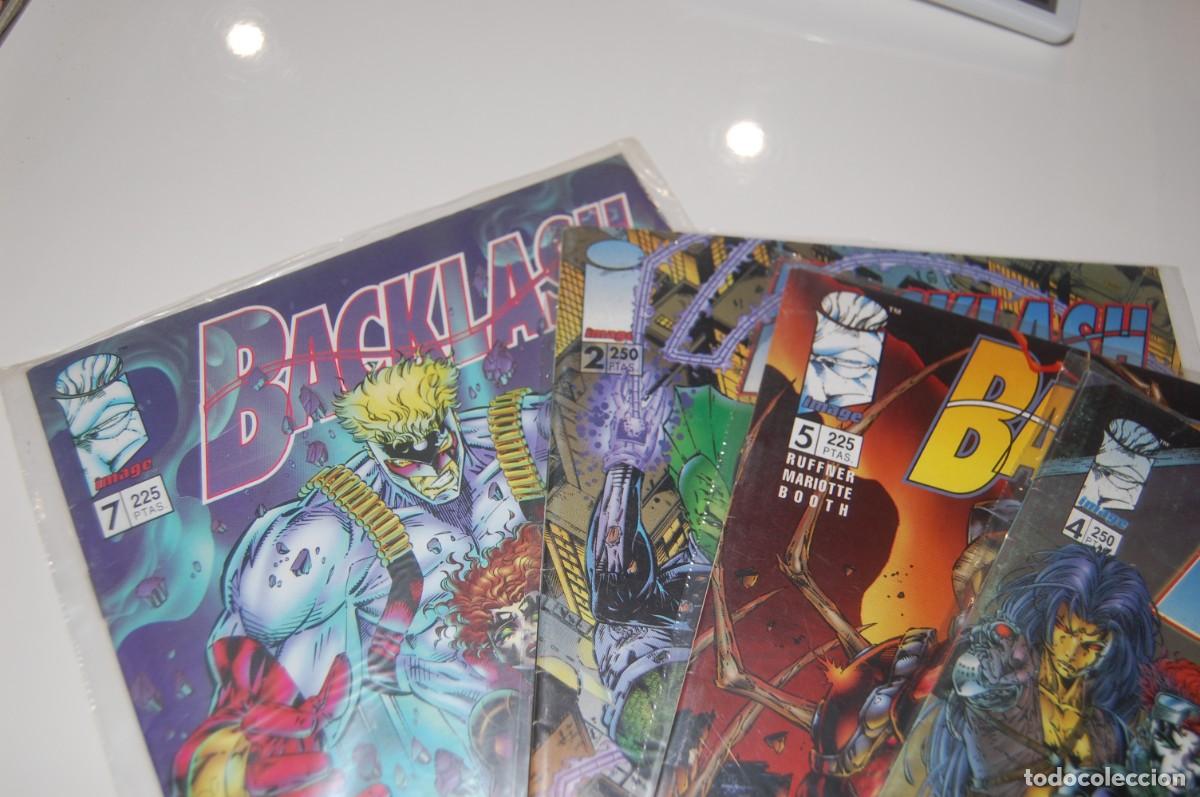C&oacute;mics: LOTE 4 COMICS - BACKLASH - IMAGE - N&ordm;: 2,4,5 Y 7 - .ESTADO EXCELENTE EN BOLSA - Foto 2