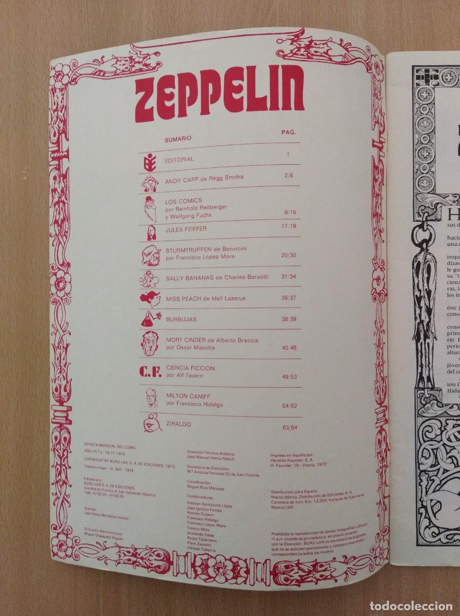 C&oacute;mics: ZEPPELIN N&ordm; 3. REVISTA MENSUAL DEL C&Oacute;MIC - Foto 3