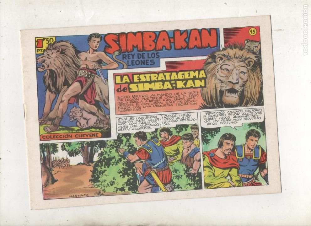 C&oacute;mics: SIMBA - KAN REY DE LOS LEONES N&ordm; 15. 1985. FACS&Iacute;MIL -B6 - Foto 1
