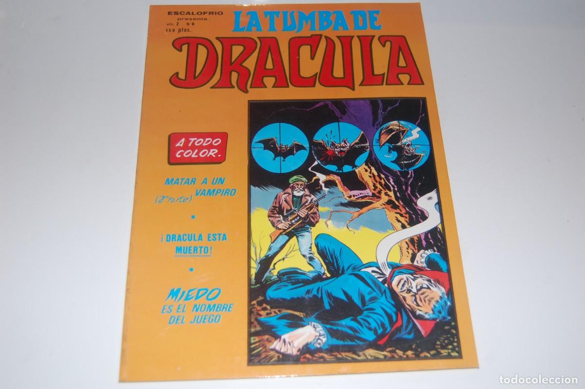 C&oacute;mics: COMIC - LA TUMBA DE DRACULA - N&ordm;6 - ESCALOFRIO - EXCELENTE ESTADO. - Foto 1