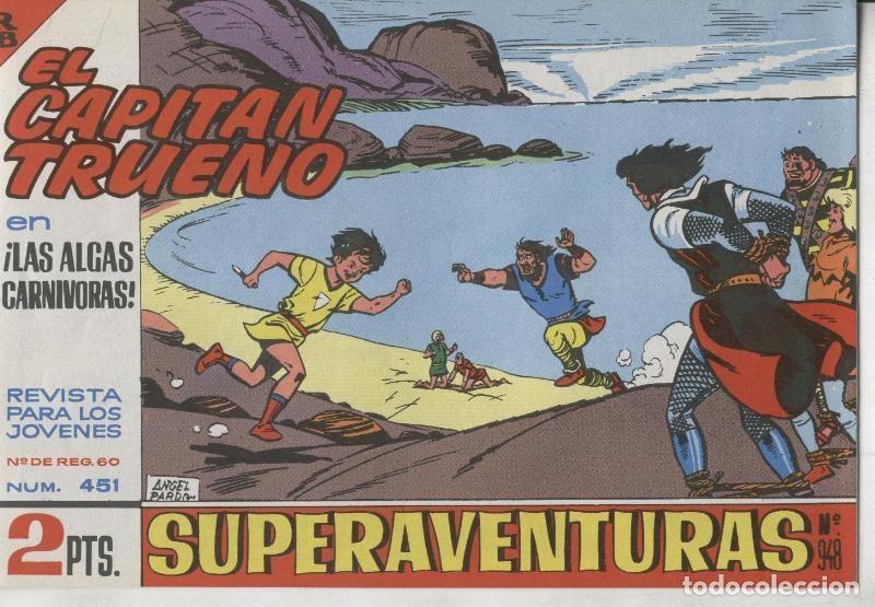 C&oacute;mics: El Capitan trueno facsimil numero 451: Las algas carnivoras - Foto 2