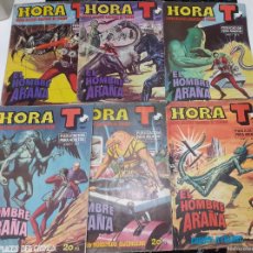 Cómics: HORA T Nº 1 3 5 7 9 Y 11 - EL H9MBRE ARAÑA - SPIDER - COLECCION COMPLETA DE 6 NUMEROS, BRUGUERA 1975. Lote 368590056