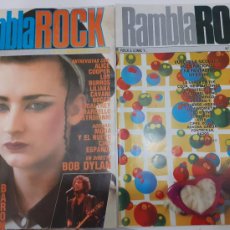Cómics: RAMBLA ROCK - COLECCION COMPLETA Nº 0 Y 1 - GARCIA & BEA 1984 - MUY RAROS