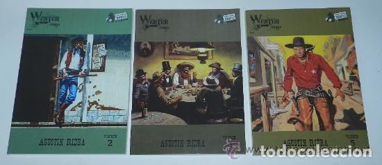 C&oacute;mics: * WESTERNARIO * DE AGUSTIN RIERA N&ordm; 3 Y 5 * DICCIONARIO DE LOS TEBEOS DEL OESTE * IMPECABLES *