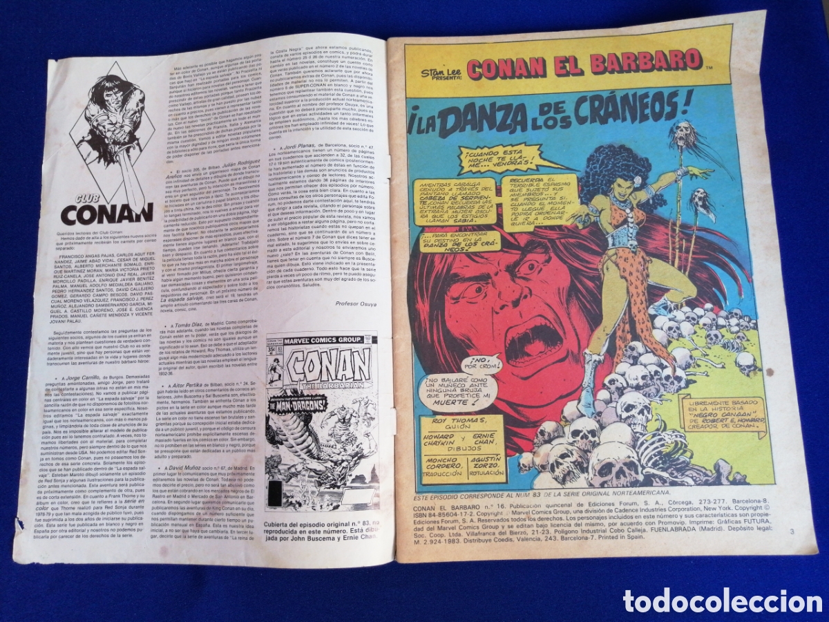 C&oacute;mics: CONAN EL BARBARO NUMERO 16 - Foto 3