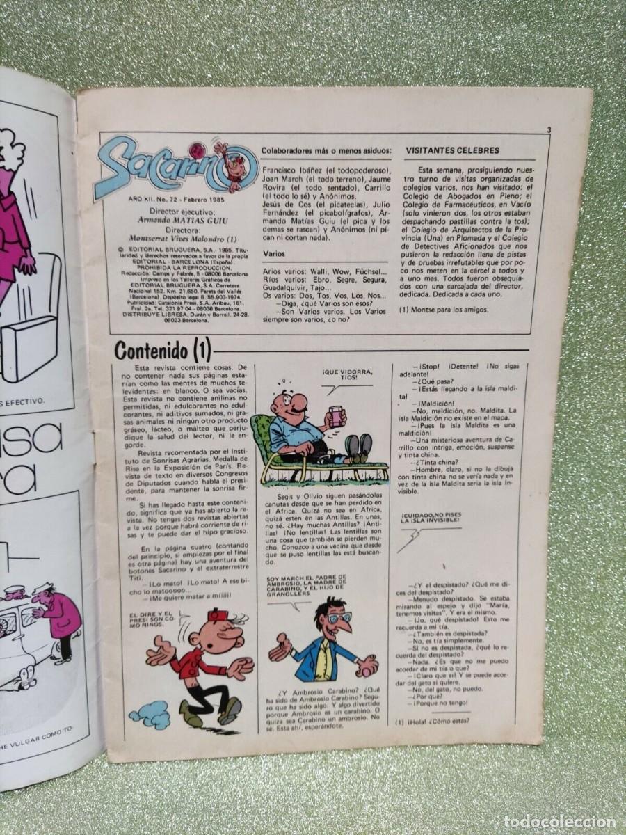C&oacute;mics: C&Oacute;MIC - SACARINO N&ordm; 72 - Foto 2