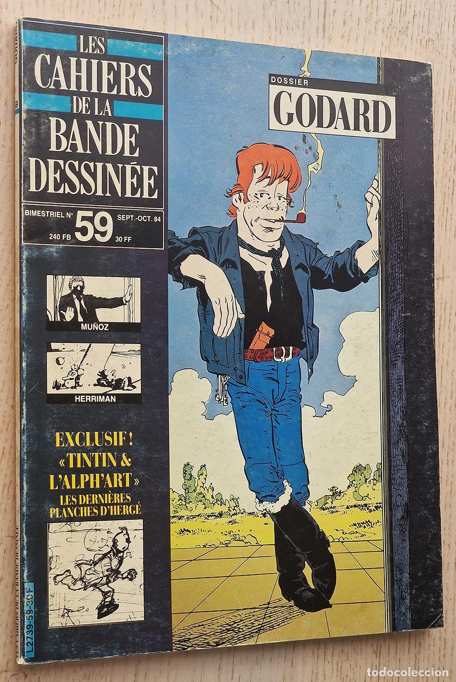 C&oacute;mics: LES CAHIERS DE LA BANDE DESSIN&Eacute;E n&ordm; 59. Dossier GODARD