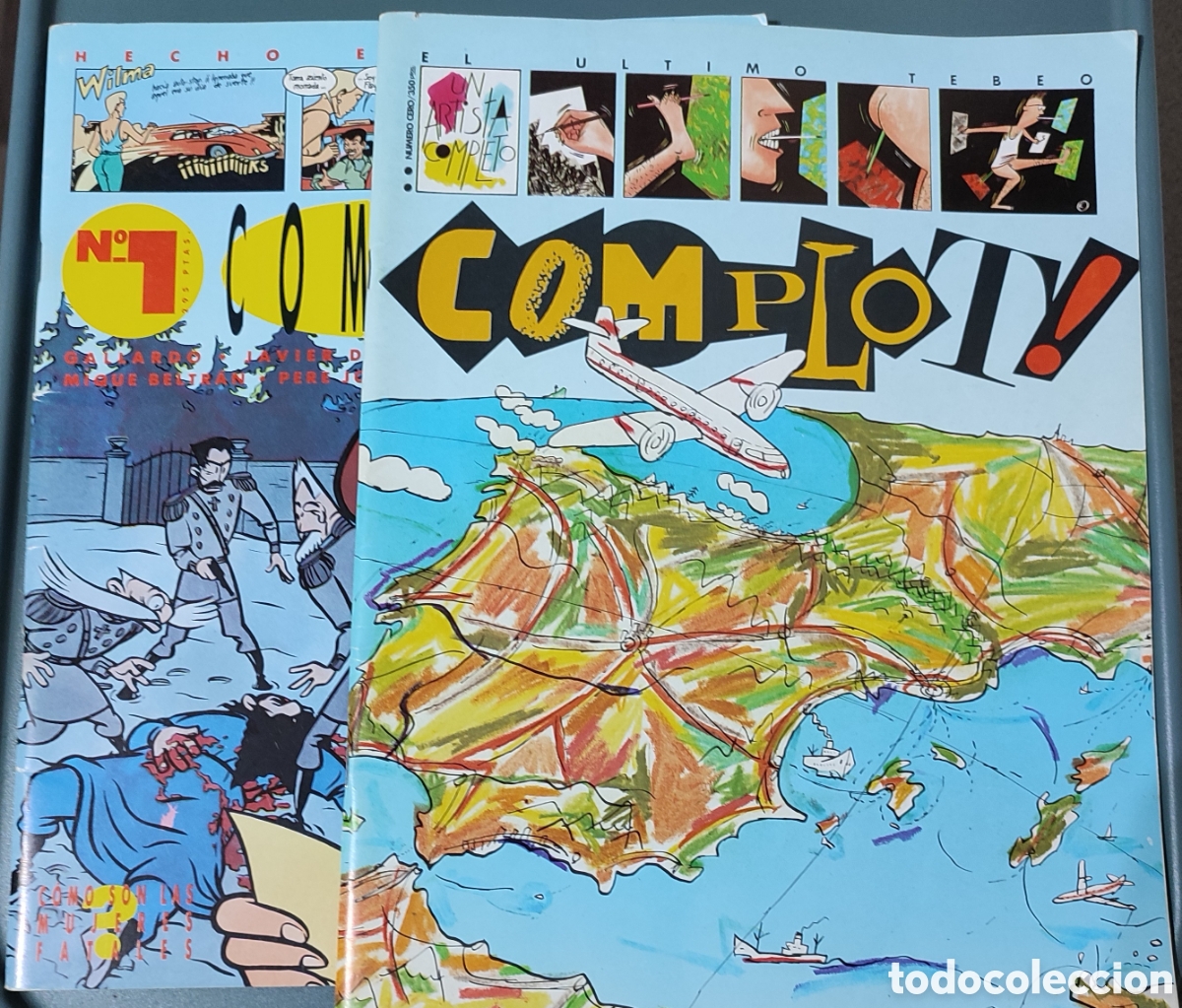 C&oacute;mics: 2 comics Complot .N&uacute;m 0 y 1.1985 - Foto 1