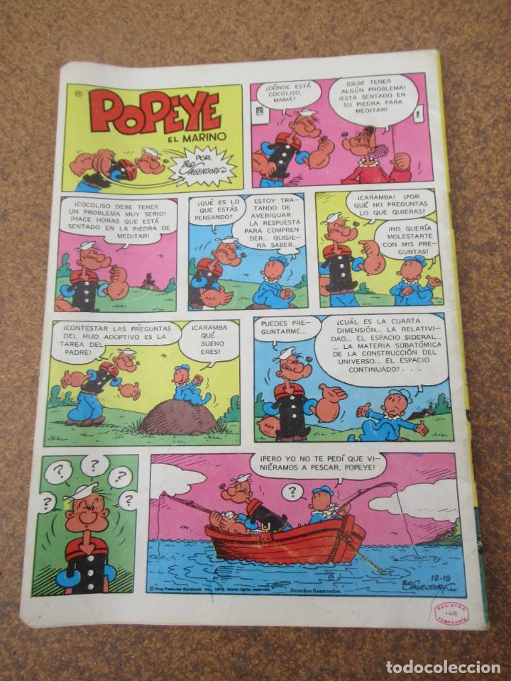 C&oacute;mics: Popeye - Libreta escolar usada que incluye portada y 3 c&oacute;mics de Popeye. - Foto 4