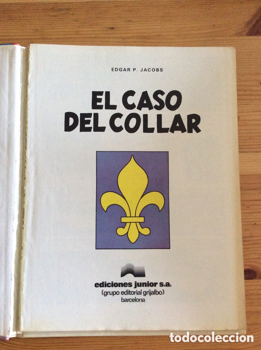 C&oacute;mics: El caso del collar Edgar P. Jacobs Las aventuras de Blake y Mortimer 1986 - Foto 2