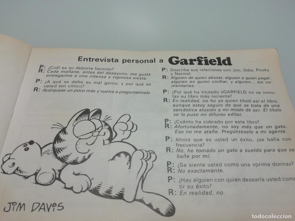 C&oacute;mics: GARFIELD SE DIVIERTE DE JIM DAVIS N&ordm; 4- EDICIONES JUNIOR- 1988 - Foto 3