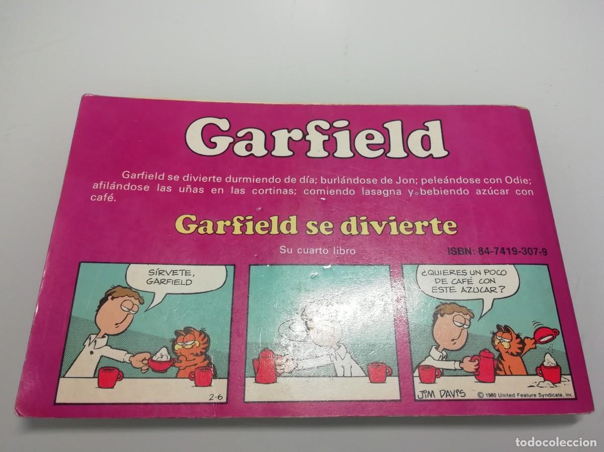 C&oacute;mics: GARFIELD SE DIVIERTE DE JIM DAVIS N&ordm; 4- EDICIONES JUNIOR- 1988 - Foto 4