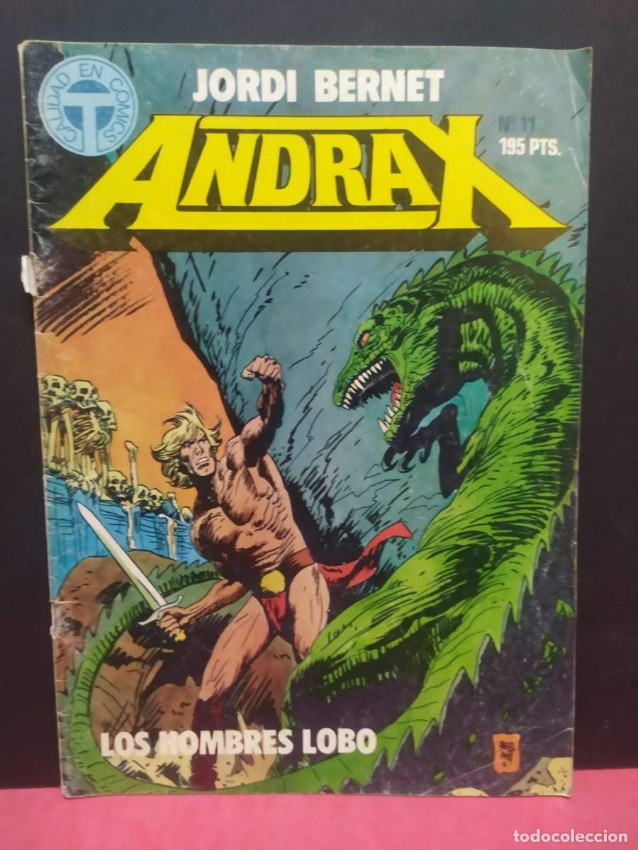 C&oacute;mics: comic andrax jordi bernet hombres lobo numero 11 - Foto 1