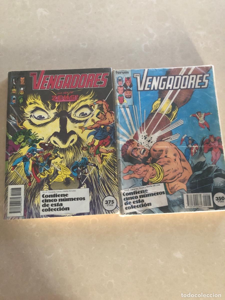 C&oacute;mics: lote de 2 c&oacute;mics de vengadores - Foto 1