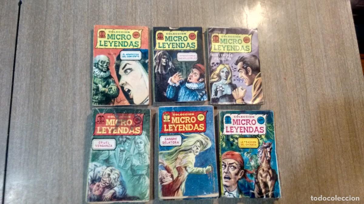 C&oacute;mics: COLECCION MICRO LEYENDAS - LOTE DE 6 EJEMPLARES - Foto 1