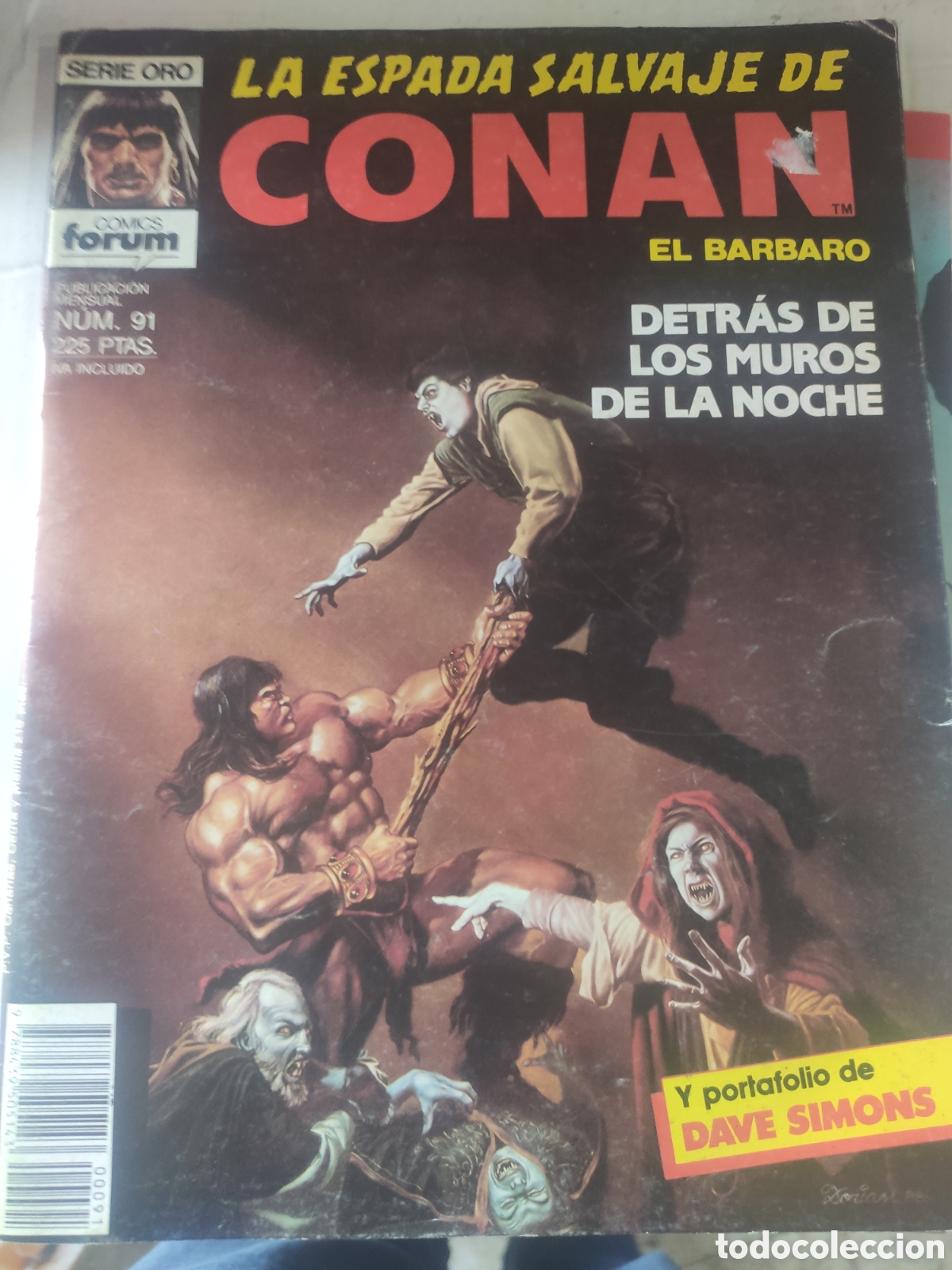 C&oacute;mics: LA ESPADA SALVAJE DE CONAN EL BARBARO N&ordm; 91 - Foto 1