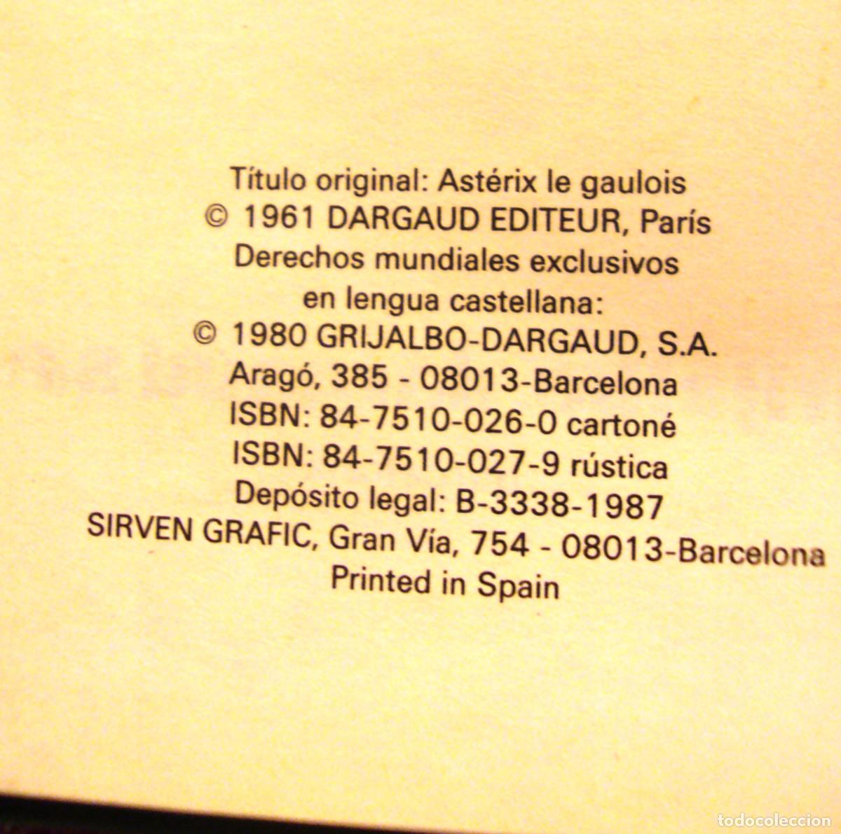 C&oacute;mics: Asterix El Galo Edit Junior comic Numero 1 lomo - Foto 2