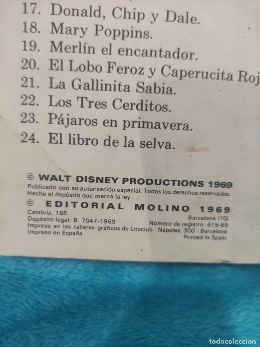 C&oacute;mics: libro de la selva . Cuento troquelado 1969 - Foto 4
