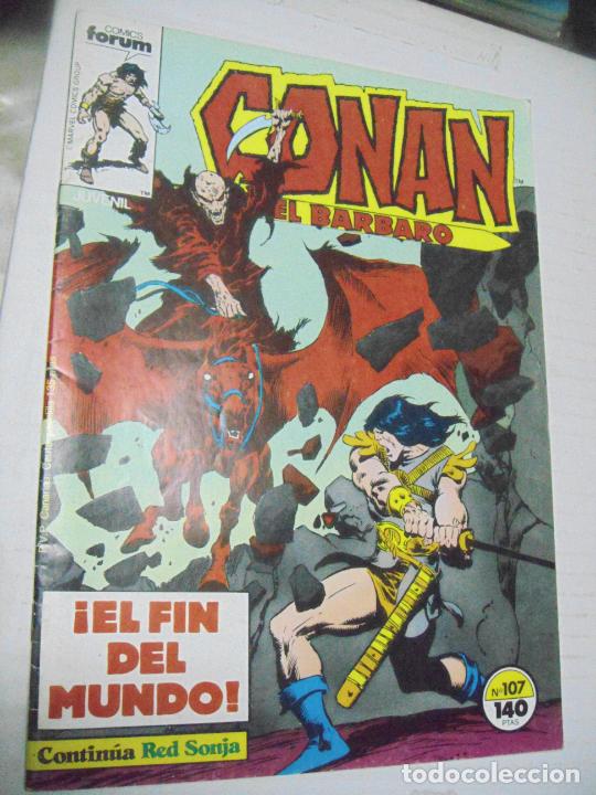 C&oacute;mics: CONAN, EL B&Aacute;RBARO N&ordm; 107- ED. FORUM - Foto 1