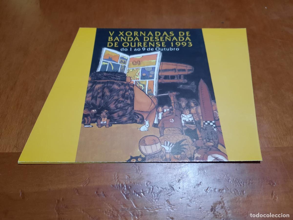 C&oacute;mics: X XORNADAS DE BANDA DESE&Ntilde;ADA DE OURENSE 1993. TRIPTICO PROGRAMACI&Oacute;N. DIFICIL - Foto 1