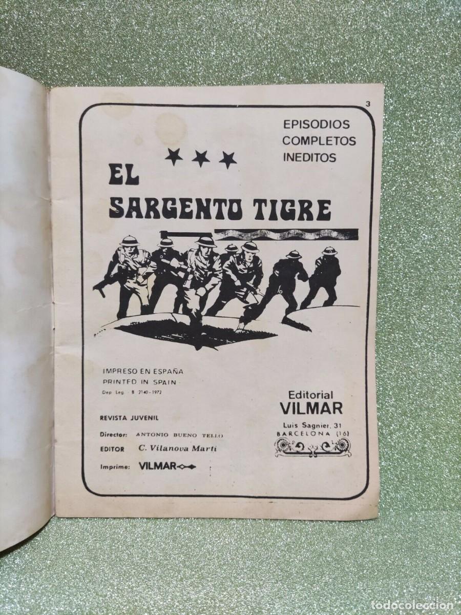 C&oacute;mics: COMICS VILMAR - EL SARGENTO TIGRE EN BUSCA DE UN TRAIDOR - Foto 2