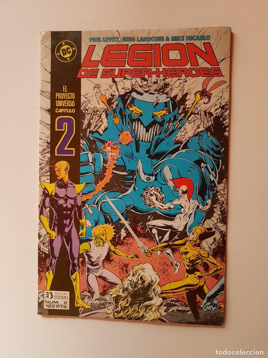 C&oacute;mics: LEGION DE SUPER-HEROES N&ordm;2, COMIC 1987- EDICIONES ZINCO - Foto 1