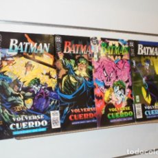 Cómics: BATMAN SAGA VOLVERSE CUERDO COMPLETA 4 NUMEROS DC - EDITORIAL VID. Lote 377457359