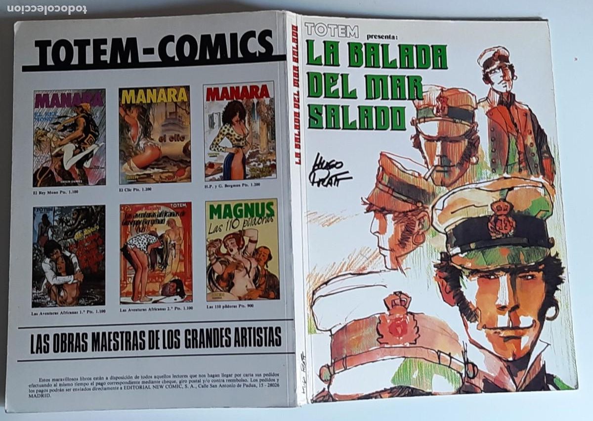 C&oacute;mics: HUGO PRATT - LA BALADA DEL MAR SALADO - Foto 4