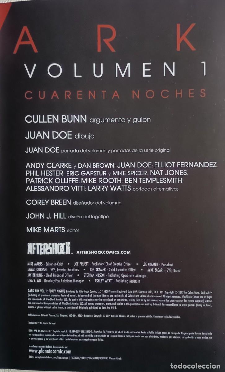 C&oacute;mics: DARK ARK. VOLUMEN 1. CUARENTA NOCHES. - Foto 3