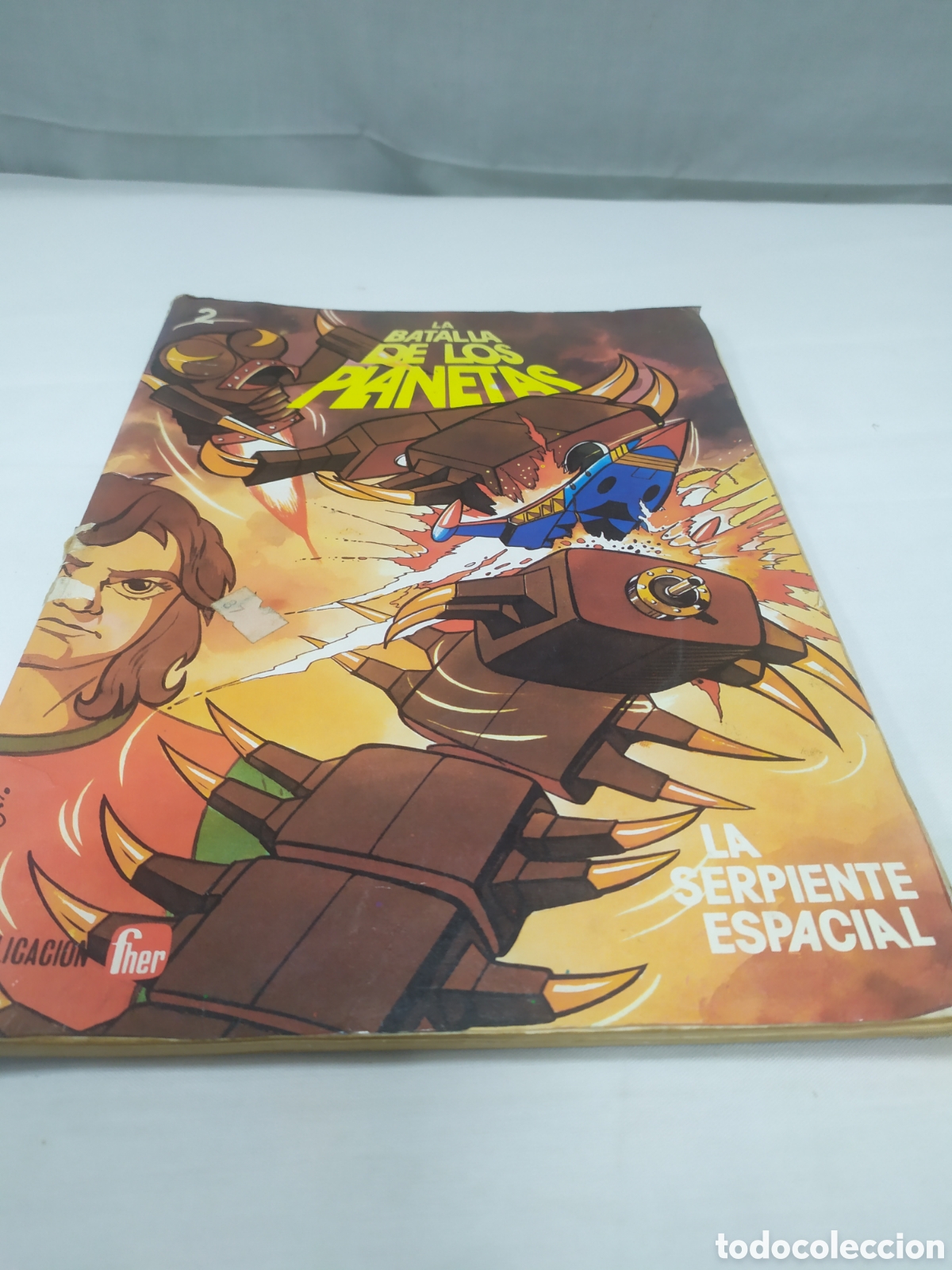 Comics: La batalla de los planetas, la serpiente espacial. Editorial Fher, 1980