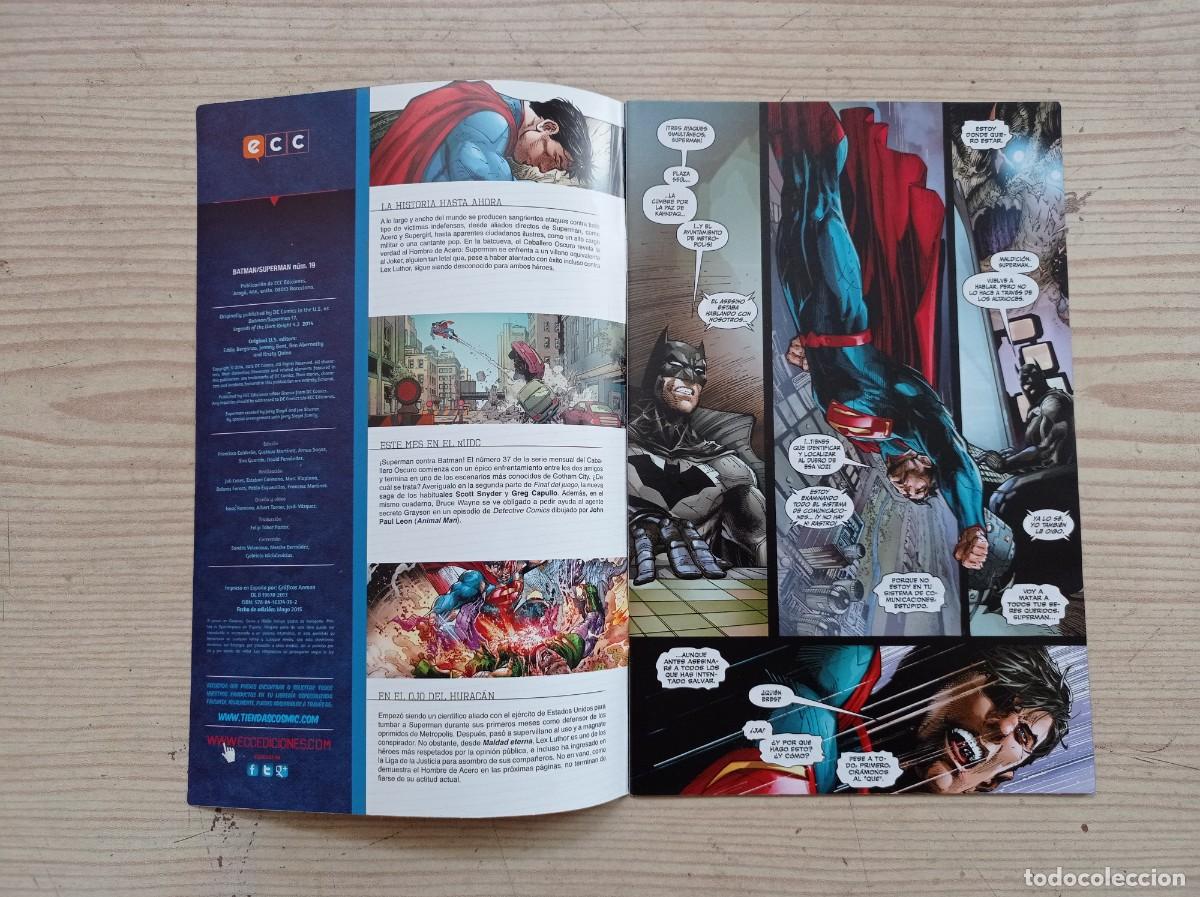 C&oacute;mics: Batman - Superman - Numero 19 - 2015 - ECC Ediciones - Foto 2
