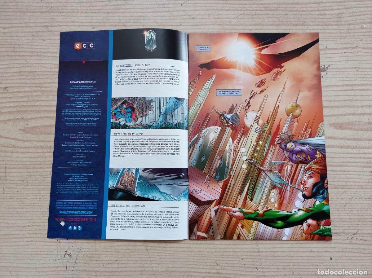 C&oacute;mics: Batman - Superman - Numero 21 - 2015 - ECC Ediciones - Foto 2