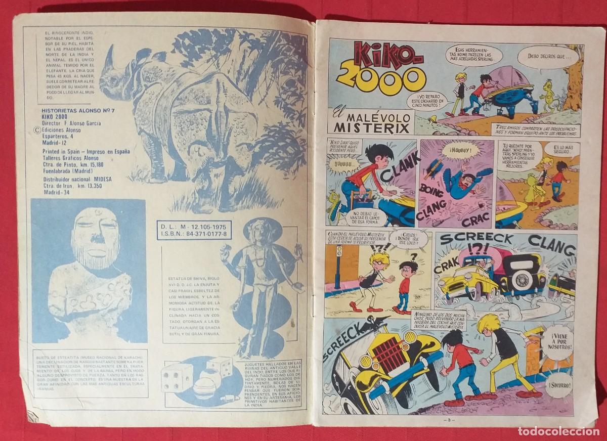 C&oacute;mics: Kiko 2000, historietas Alonso N.&ordm; 7 a&ntilde;o 1975 - Foto 2