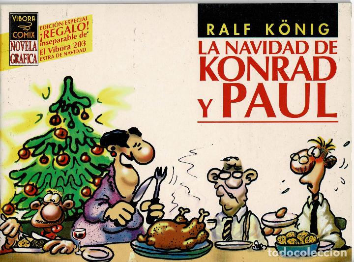 C&oacute;mics: La Navidad de Konrad y Paul.Ralf K&ouml;nig.Vibora comix. ediciones la C&uacute;pula - Foto 1