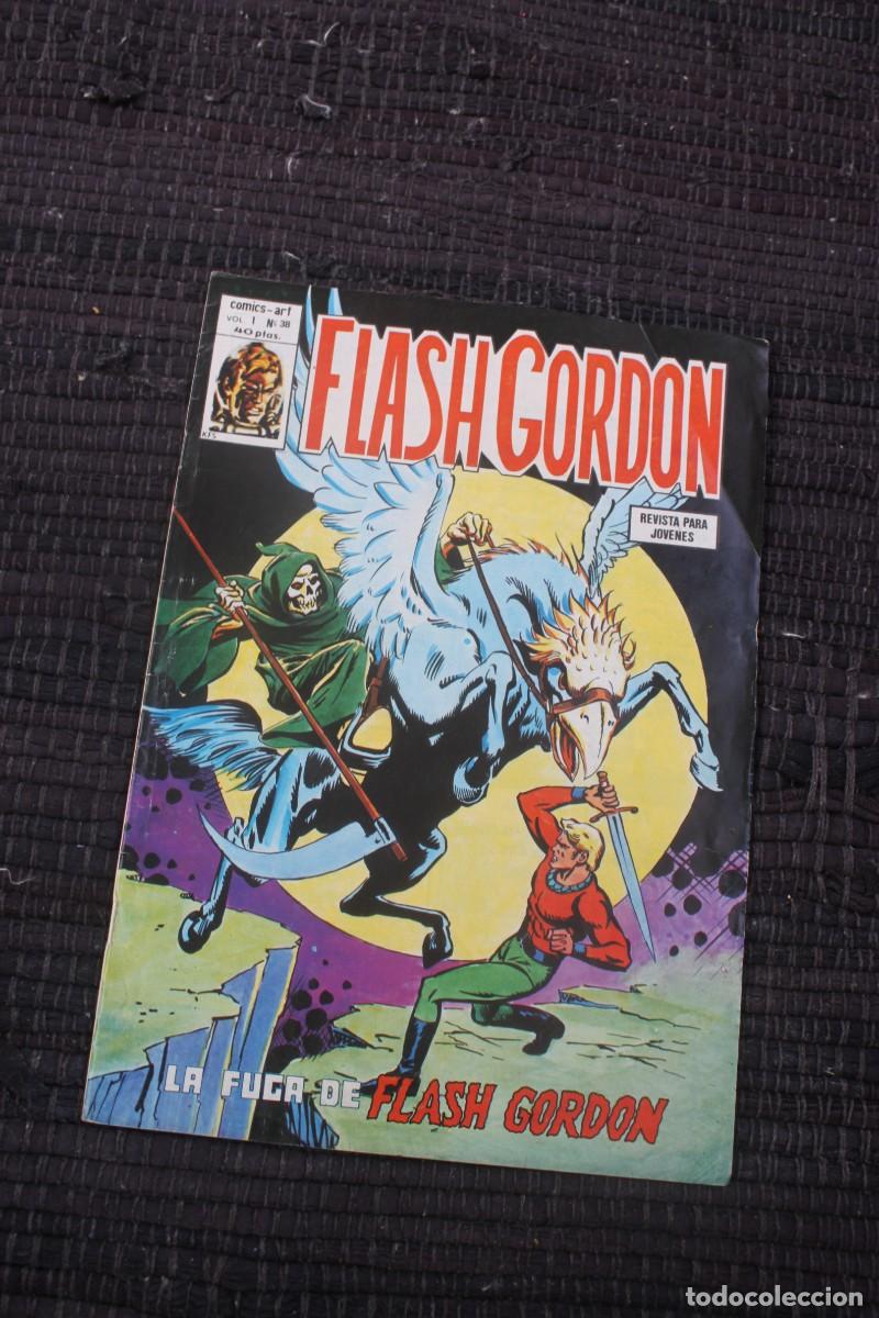 C&oacute;mics: FLASH GORDON VOL.1 N&ordm; 38 ; LA FUGA DE FLASH GORDON ; COMICS ART : - Foto 1