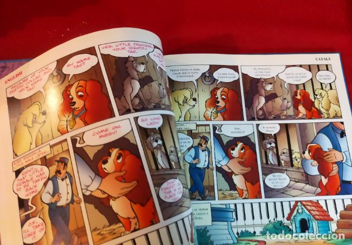 C&oacute;mics: COMIC - LA DAMA I EL RODAMON - EDICI&Oacute; CATAL&Agrave;-ANGL&Egrave;S -DISNEY - Foto 3