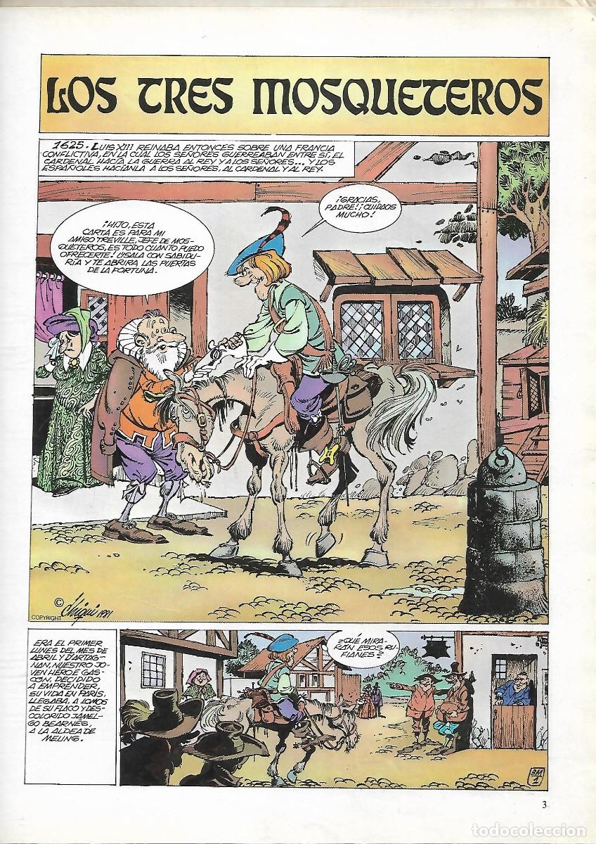 C&oacute;mics: PD- LOS TRES MOSQUETEROS. ALEJANDRO DUMAS. LAROUSSE / ITACA. 1982. - Foto 3