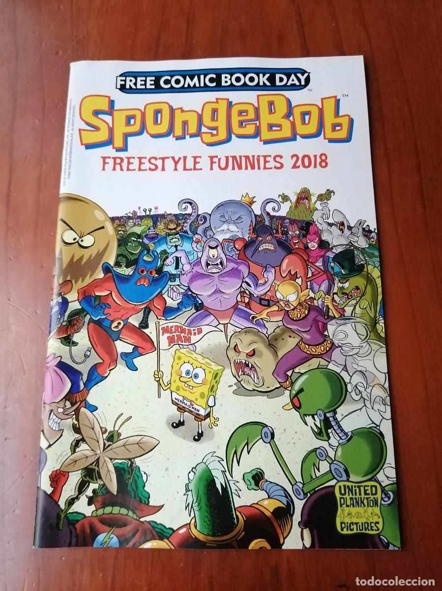 C&oacute;mics: COMIC SPONGEBOB FREESTYLE FUNNIES 2018