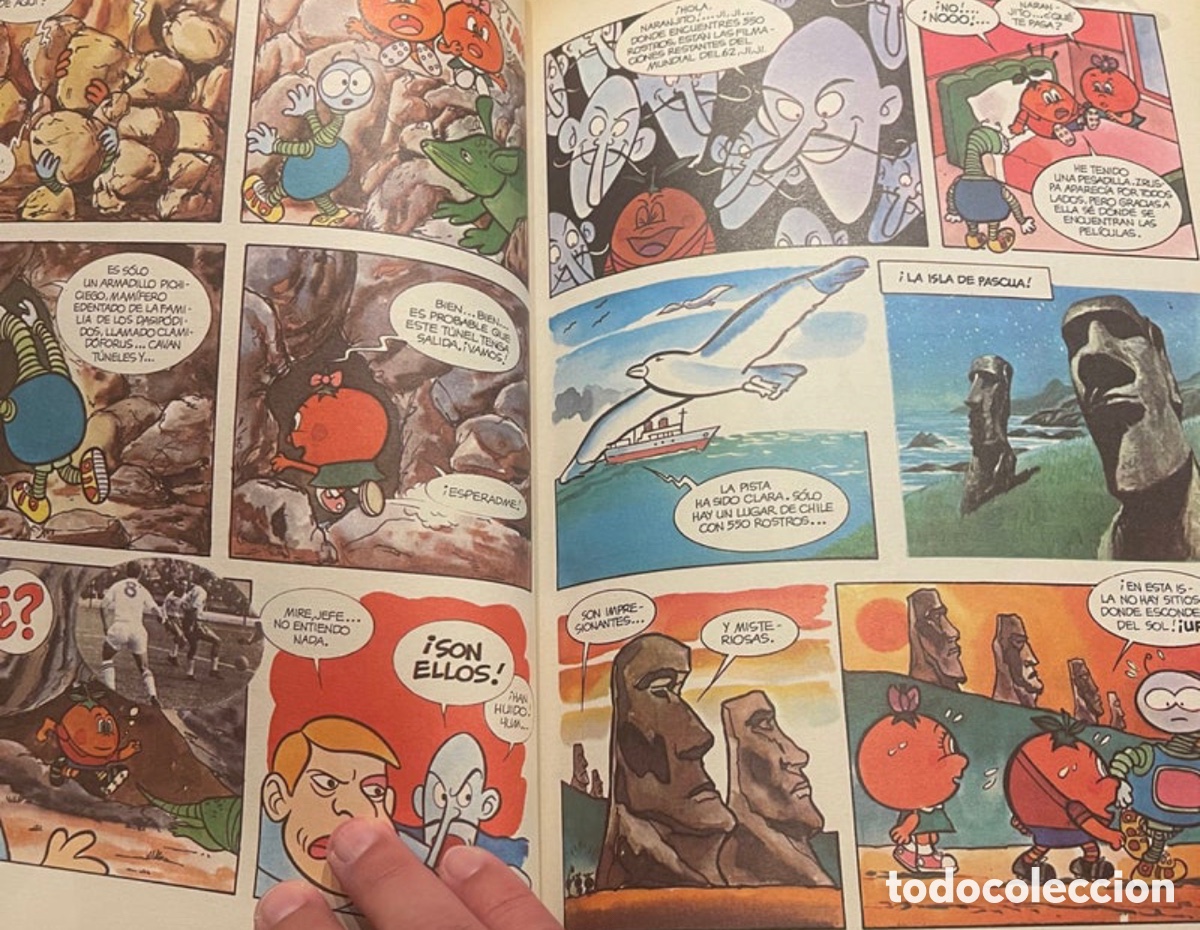 C&oacute;mics: Libro del Naranjito + moneda mundial 82 - Foto 3