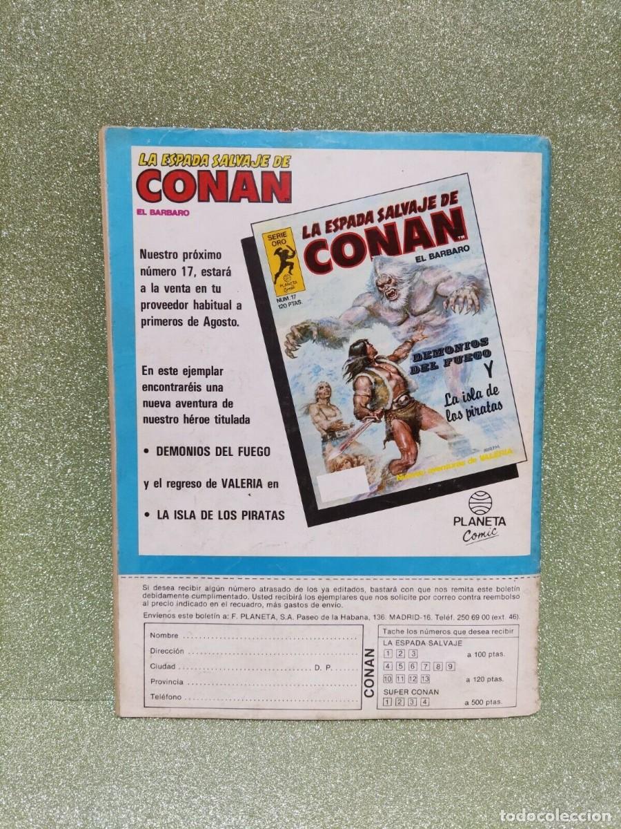 C&oacute;mics: COMIC - PLANETA COMIC- LA ESPADA SALVAJE DE CONAN N&ordm; 16 - Foto 3