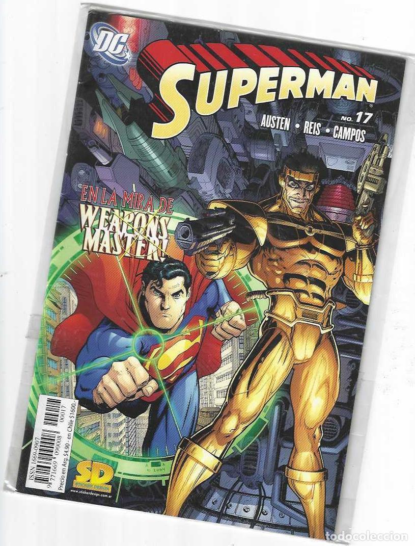 C&oacute;mics: SUPERMAN N&ordm; 17- STICKER DESIGNS SD - MUY RARO !! - Foto 1