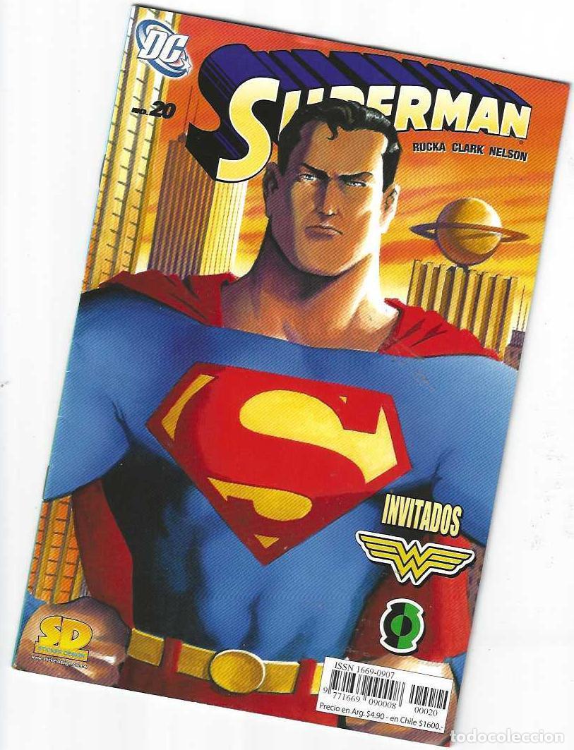 C&oacute;mics: SUPERMAN N&ordm; 20 - STICKER DESIGNS SD - MUY RARO !! - Foto 1