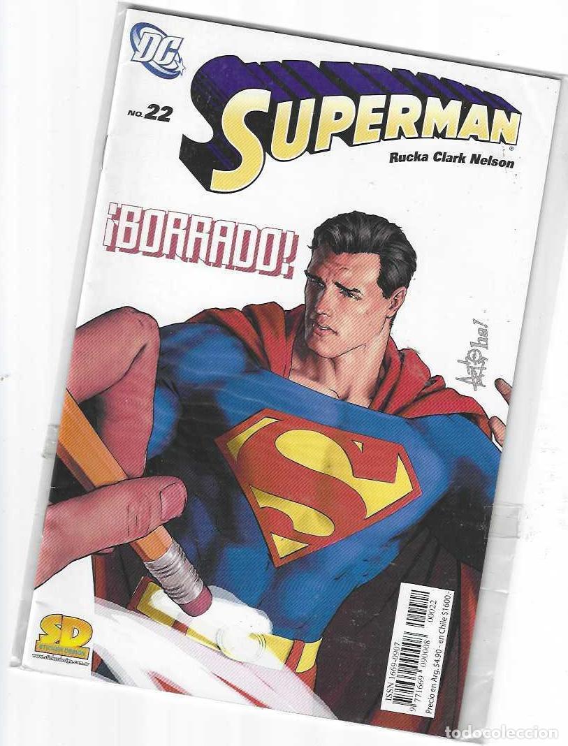 C&oacute;mics: SUPERMAN N&ordm; 22 - STICKER DESIGNS SD - MUY RARO !! - Foto 1