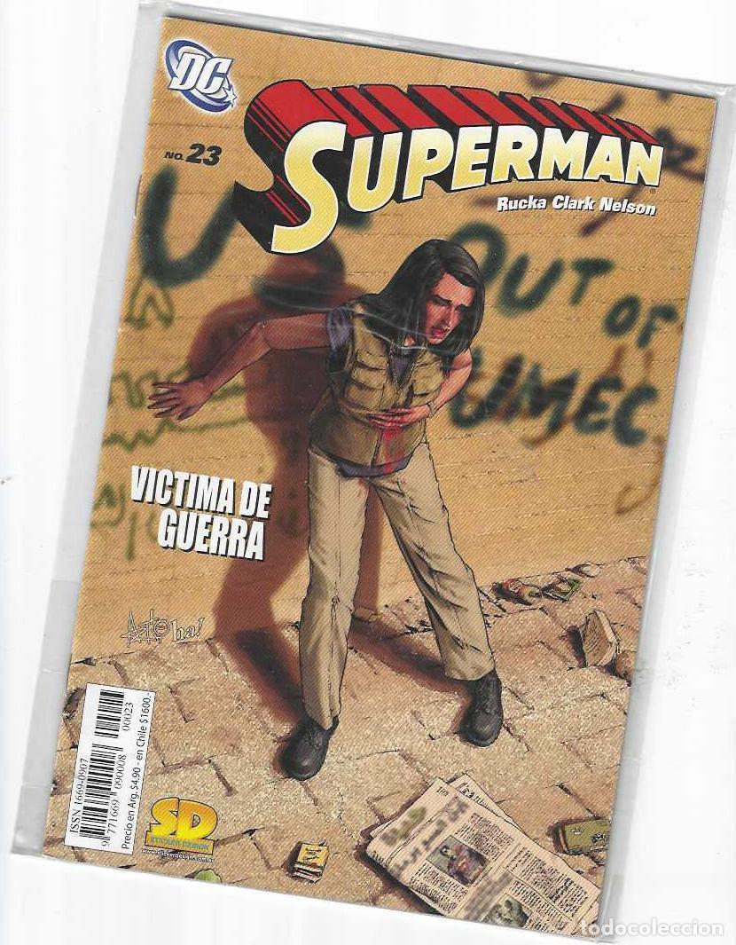 C&oacute;mics: SUPERMAN N&ordm; 23 - STICKER DESIGNS SD - MUY RARO !! - Foto 1